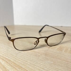 RARE! Oliver Peoples Exec AUT Eyeglasses Titanium 100 Bronze 47-20-139